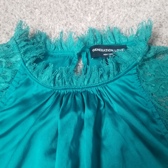 Generation Love Silk Halter Blouse, size Small - Picture 5 of 8